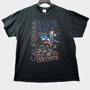 Ventura California 2014 BMX T Shirt Mens XL State Race Black Graphic Tee